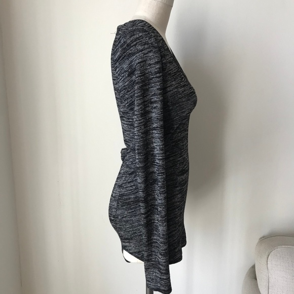 Aritzia Wilfred Free Open Back Grey Top - Picture 3 of 4